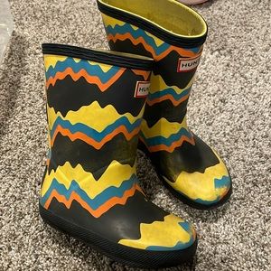 Hunter boots kid size 7